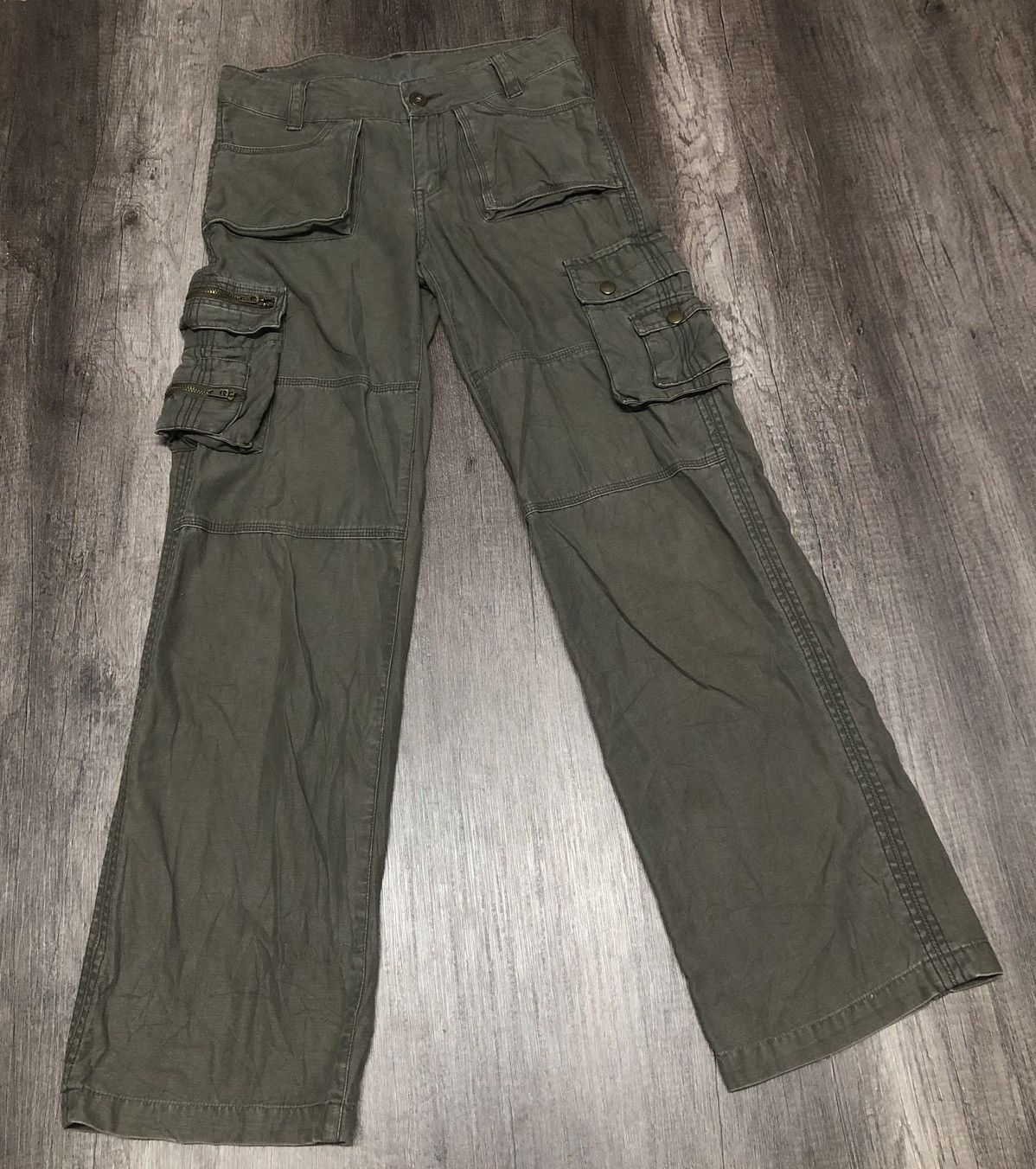 Designer × Japanese Brand Vintage Magic Square Cargo Pant Multi Pocket Size US 29 - 2 Thumbnail