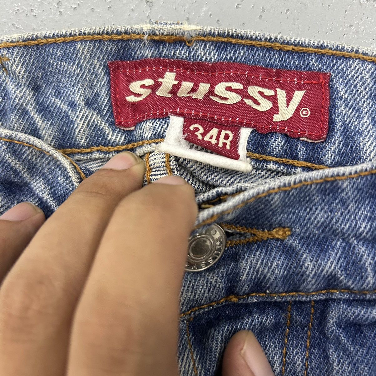 Stussy × Vintage Vintage Stussy Distressed Jeans Made in Usa Size US 34 / EU 50 - 11 Thumbnail