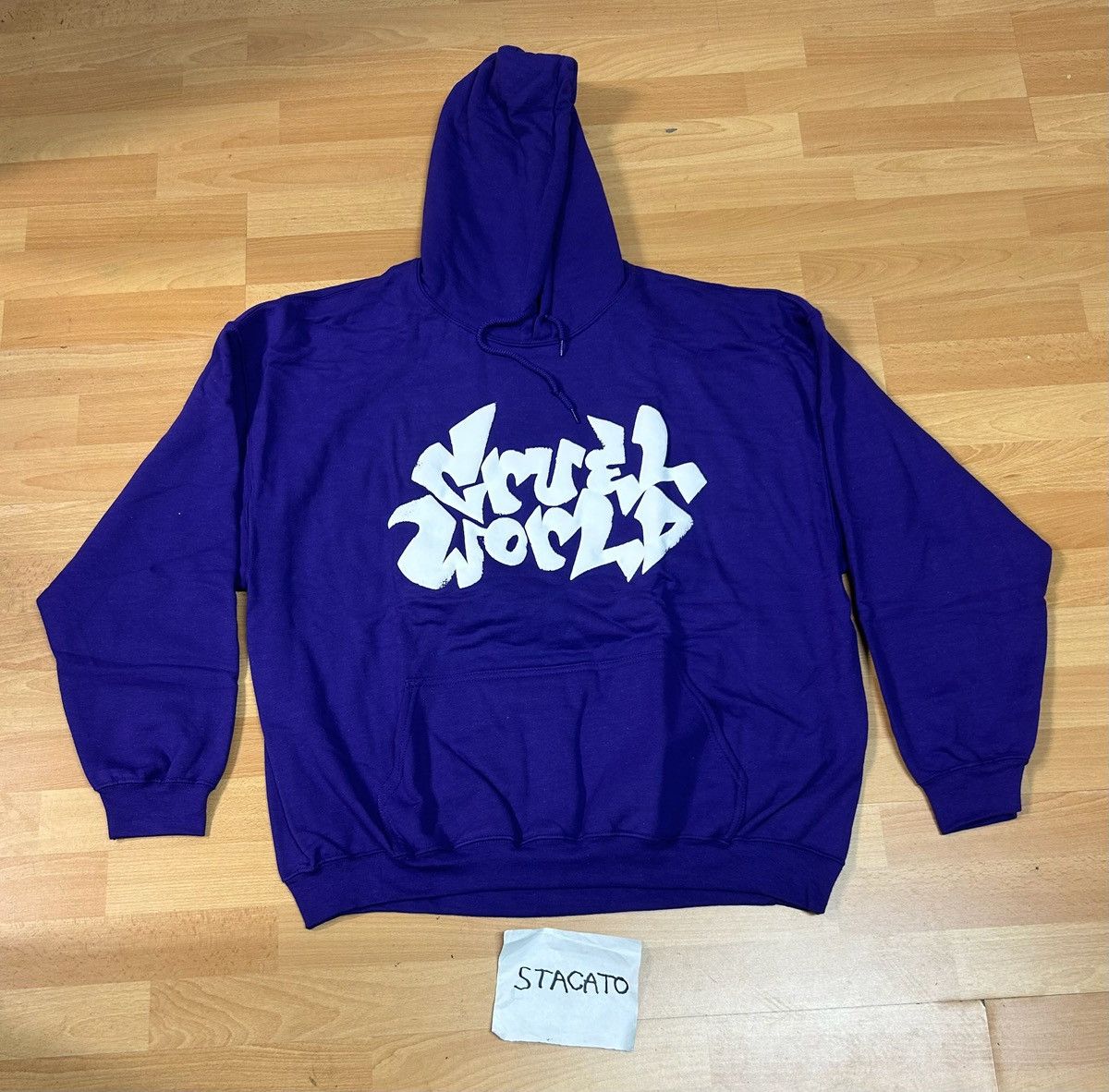 Band Tees × Rap Tees $NOT Cruel World Clown Hoodie Purple Size US XXL / EU 58 / 5 - 2 Thumbnail