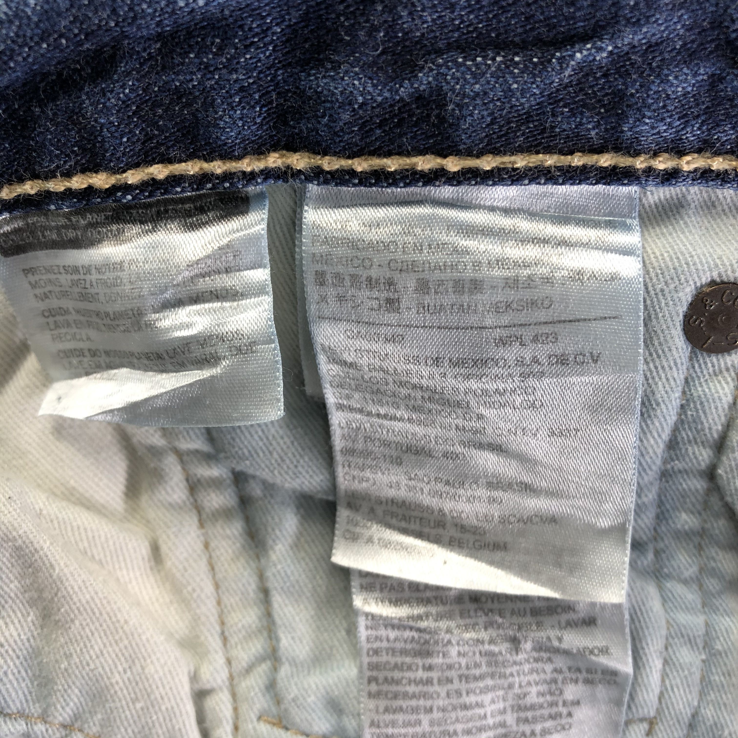 Levi's Vintage Blue Wash Levis 508 Jeans-J4256 Size US 33 - 10 Thumbnail
