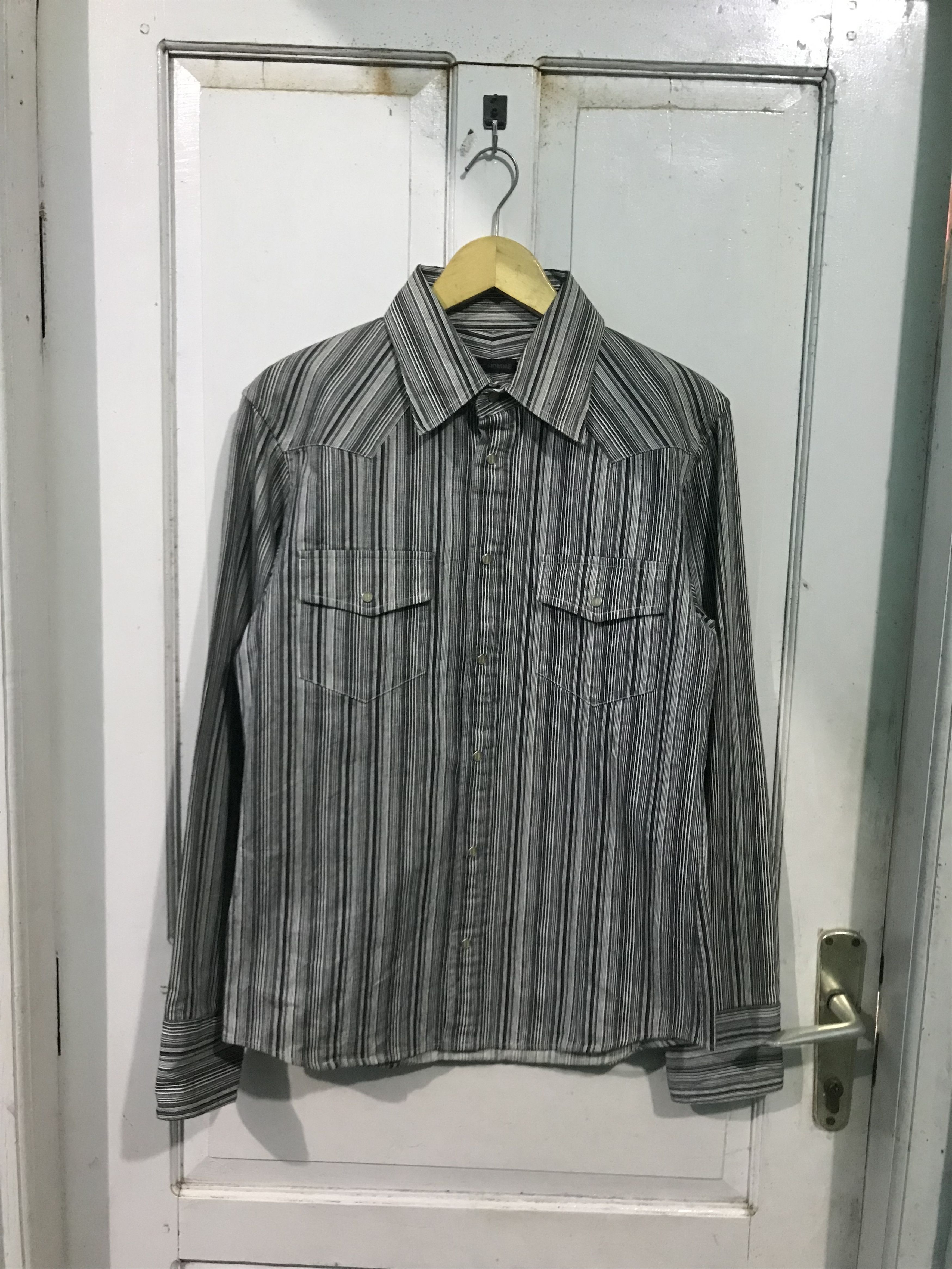 Tete Homme Issey miyake Tete homme western striped pattern Size US L / EU 52-54 / 3 - 1 Thumbnail