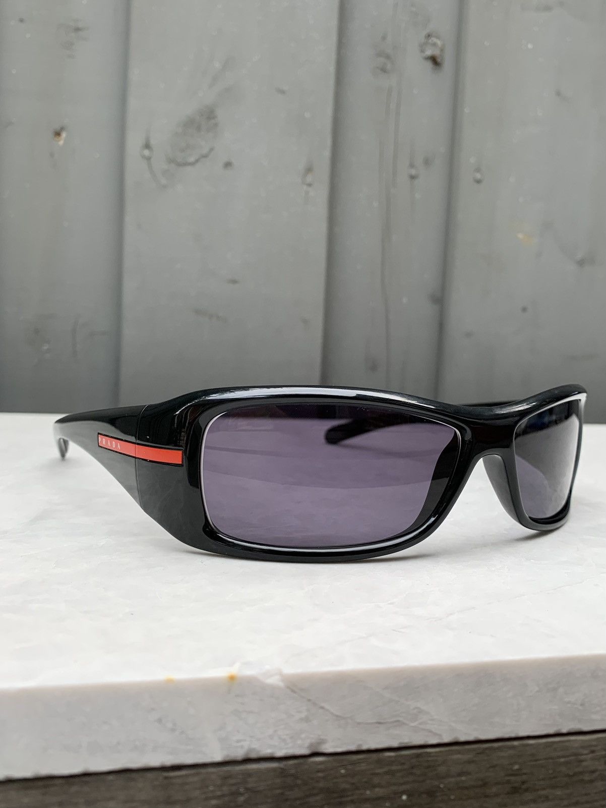 Prada × Vintage Prada Linea Rossa Sunglasses 2000s Vintage