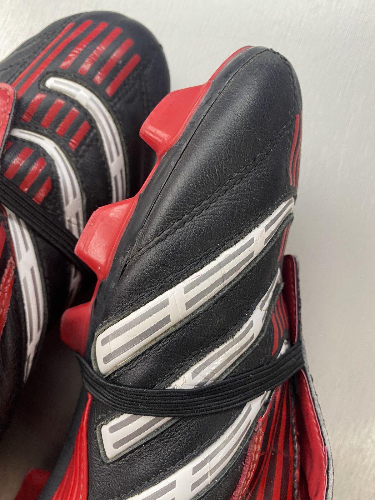 Vintage Adidas Predator Absolado TRX FG Red Black Size US 7.5 / EU 40-41 - 11 Thumbnail