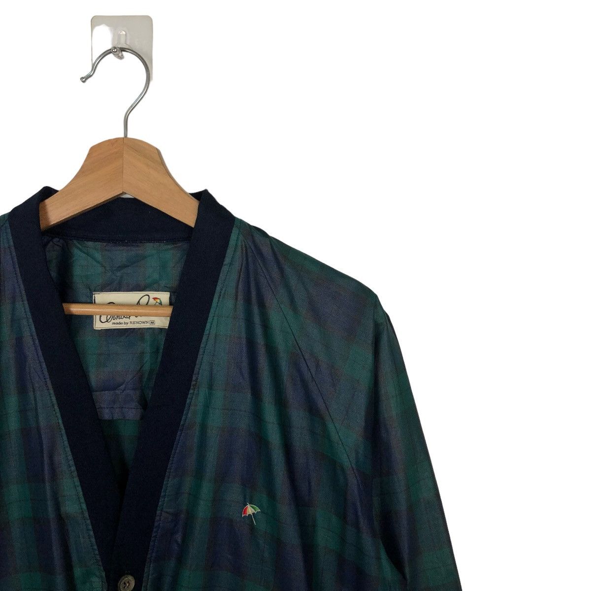 Japanese Brand VINTAGE CARDIGAN BOMBER JACKET ARNOLD PALMER TARTAN DESIGN Size US M / EU 48-50 / 2 - 5 Thumbnail