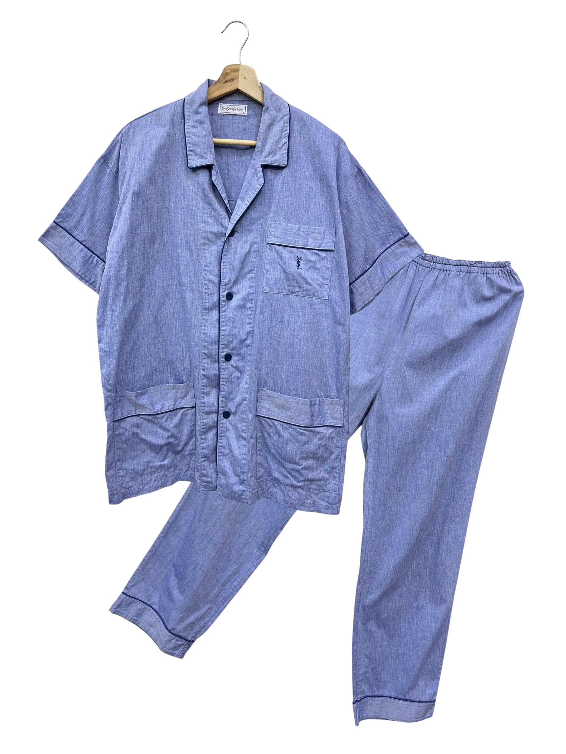 Yves Saint Laurent Vintage YSL Japan Classic Pajama Set Rare Luxury M Size US M / EU 48-50 / 2 - 1 Thumbnail