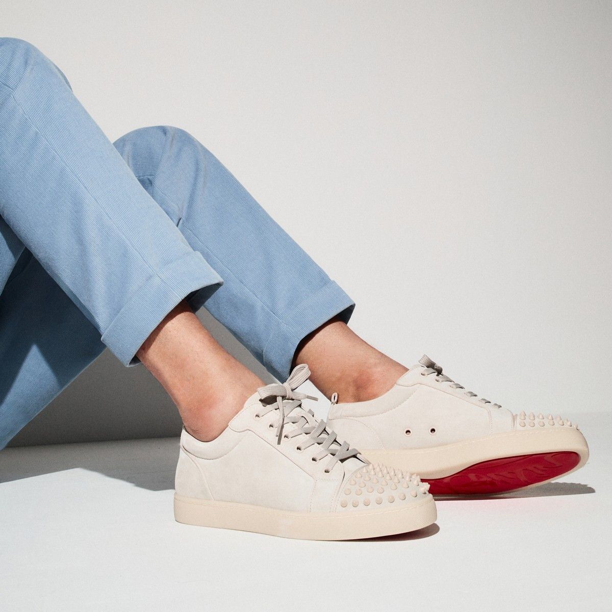 Christian Louboutin o1s1wg110225 Sneaker in White Size US 8 / EU 41 - 2 Thumbnail