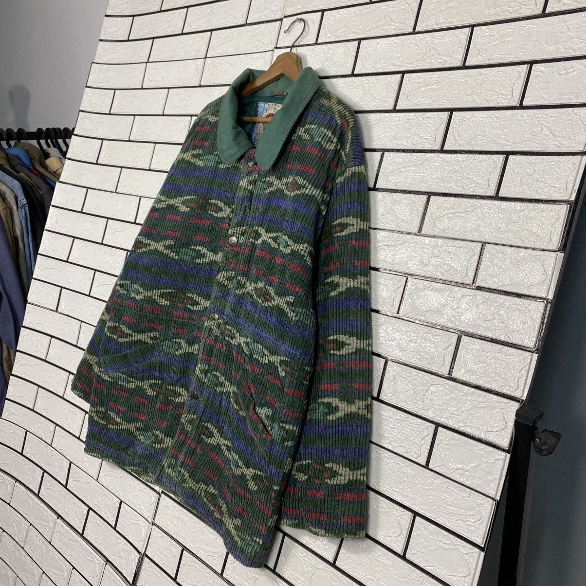 O'Neill 📌Vintage Corduroy Jacket Navajo Aztec O'neill All American Size US L / EU 52-54 / 3 - 3 Thumbnail