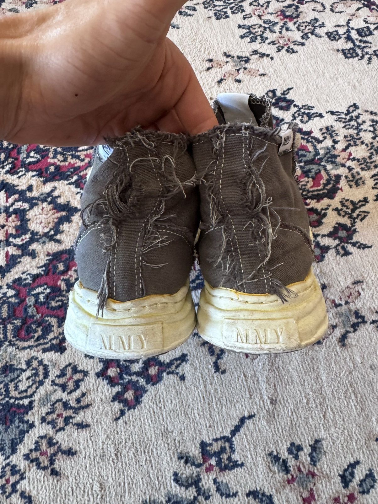 Maison MIHARA YASUHIRO (Over dyed ) Maison Mihara Yasuhiro Hi- Top Size US 9 / EU 42 - 6 Thumbnail