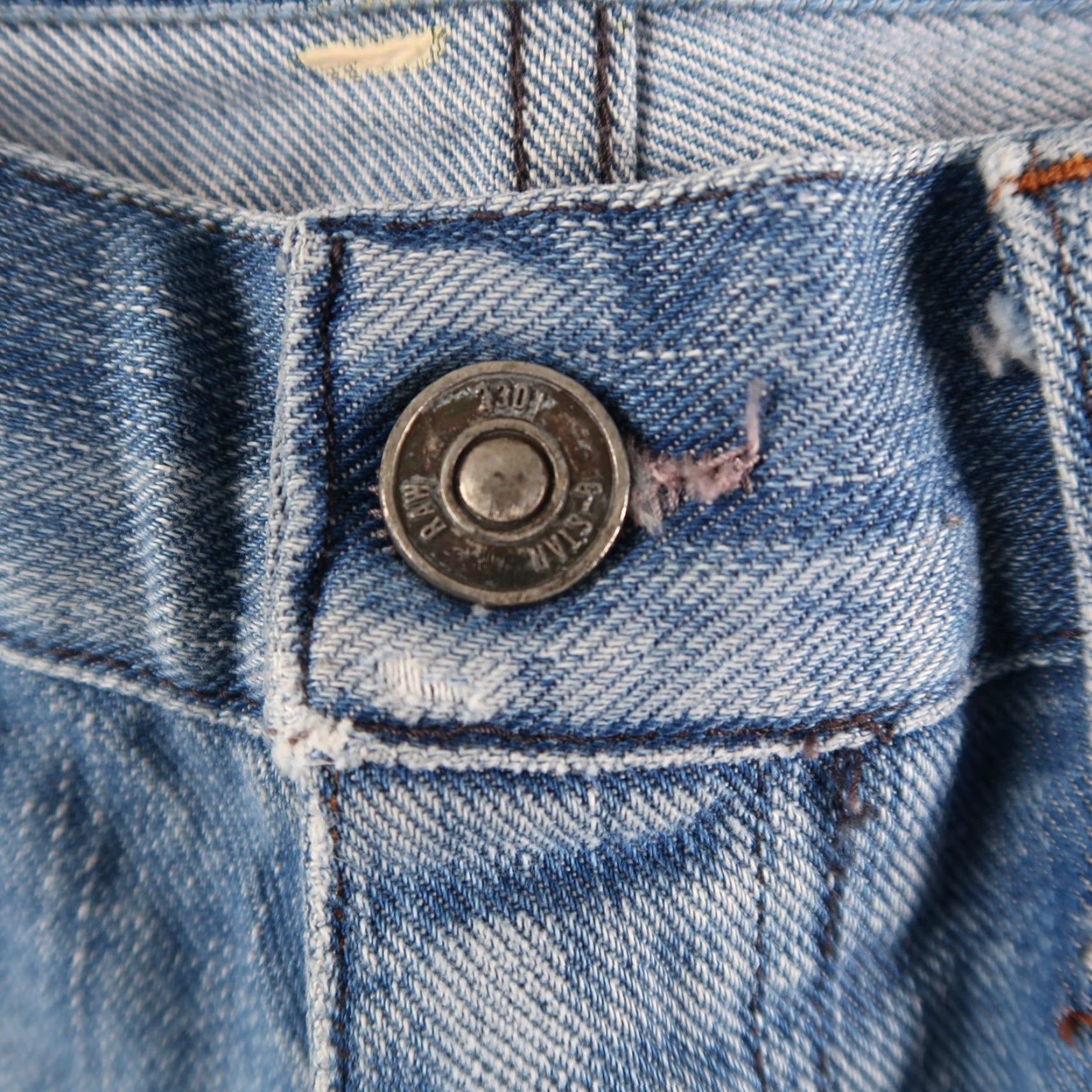 G-Star G-Star Raw Denim Jeans Men's Blue Size 33x30 Bootcut Denim 100% Cotton Button Fly Italy Regular Stretch Jeans Mens Bootscut blue wash 5-Pocket Size US 33 - 4 Thumbnail