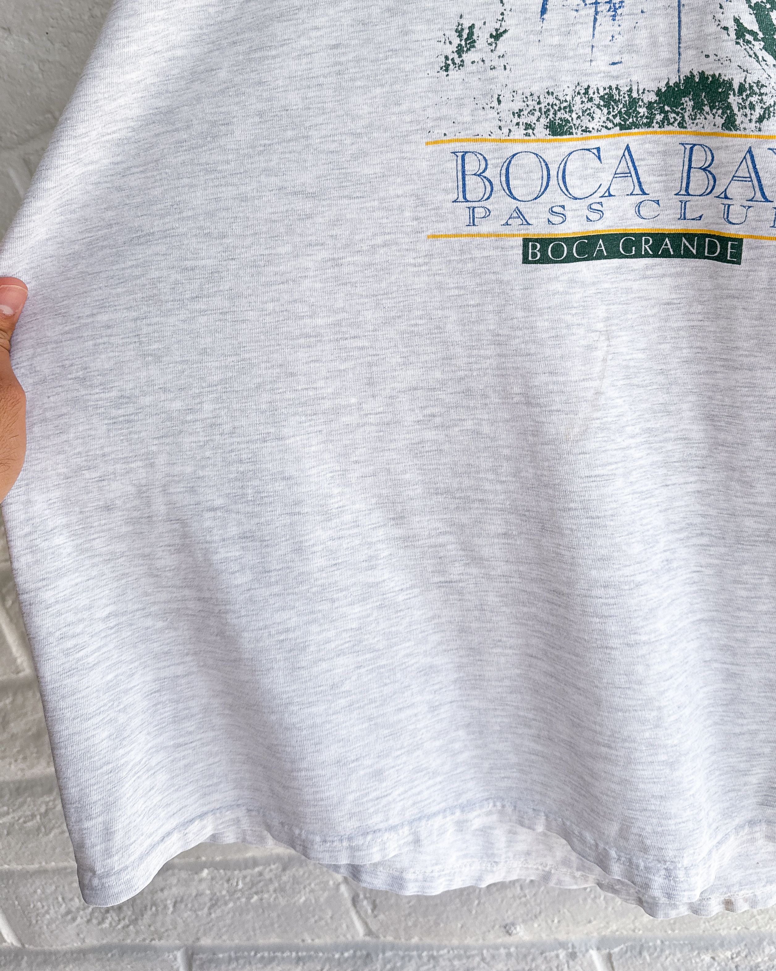Vintage Vintage 90s Boca Bay Club T Shirt Long Sleeve XL Thrashed Size US XXL / EU 58 / 5 - 3 Thumbnail