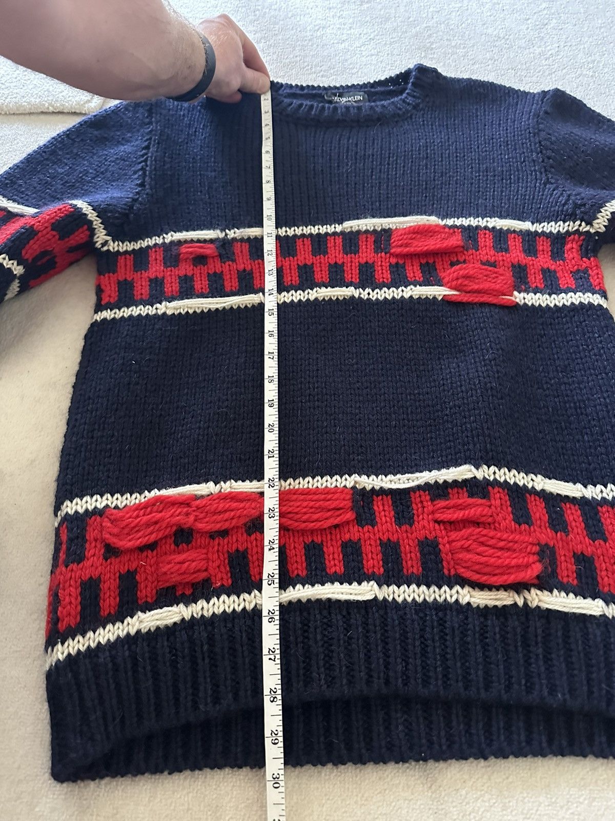 Calvin Klein 205W39NYC FW18 Calvin Klein 205w39nyc grail wool sweater RAF Simons Size US M / EU 48-50 / 2 - 9 Thumbnail