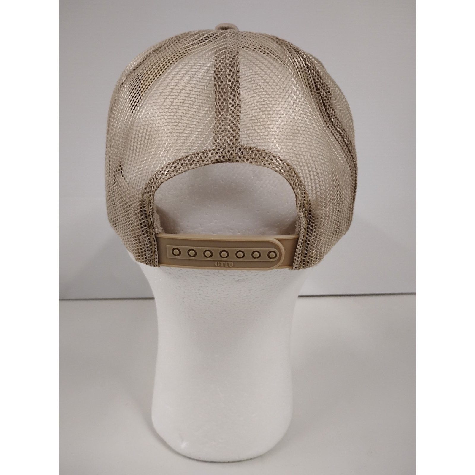 Otto Otto Letter A with Smile Emoji (OSFM) Beige Snapback Cap Size ONE SIZE - 3 Thumbnail