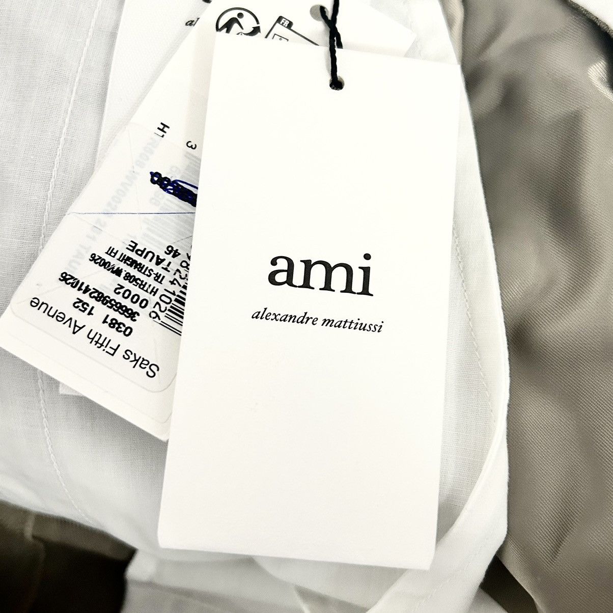 AMI New Ami Wool Wide Leg Straight Fit Pants Trousers Size FR46 Size US 36 / EU 52 - 5 Thumbnail