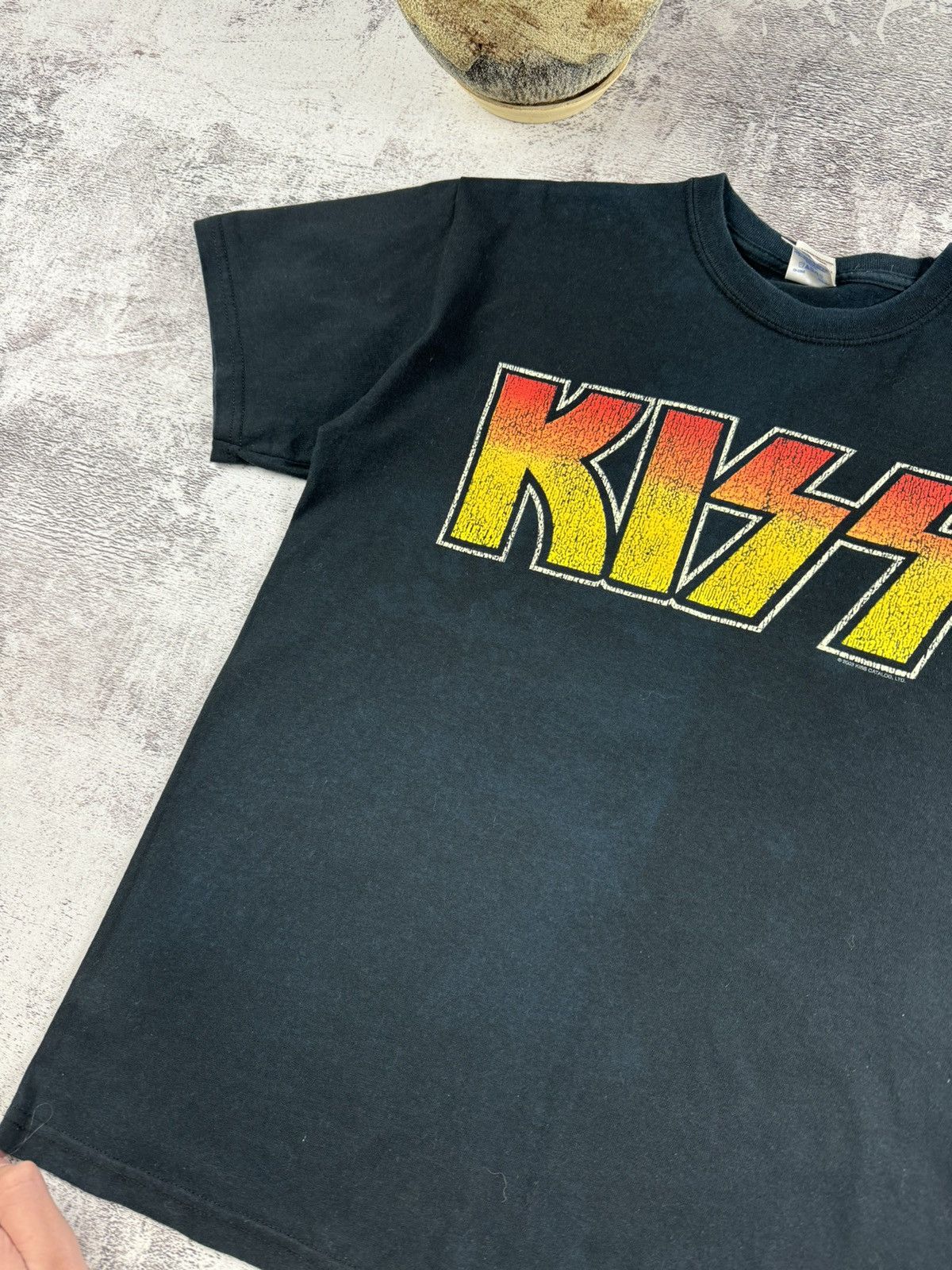 Band Tees Vintage 90S Kiss 2003 Retro Punk Tour Merch Devil Tee T Shirt Size US M / EU 48-50 / 2 - 4 Thumbnail