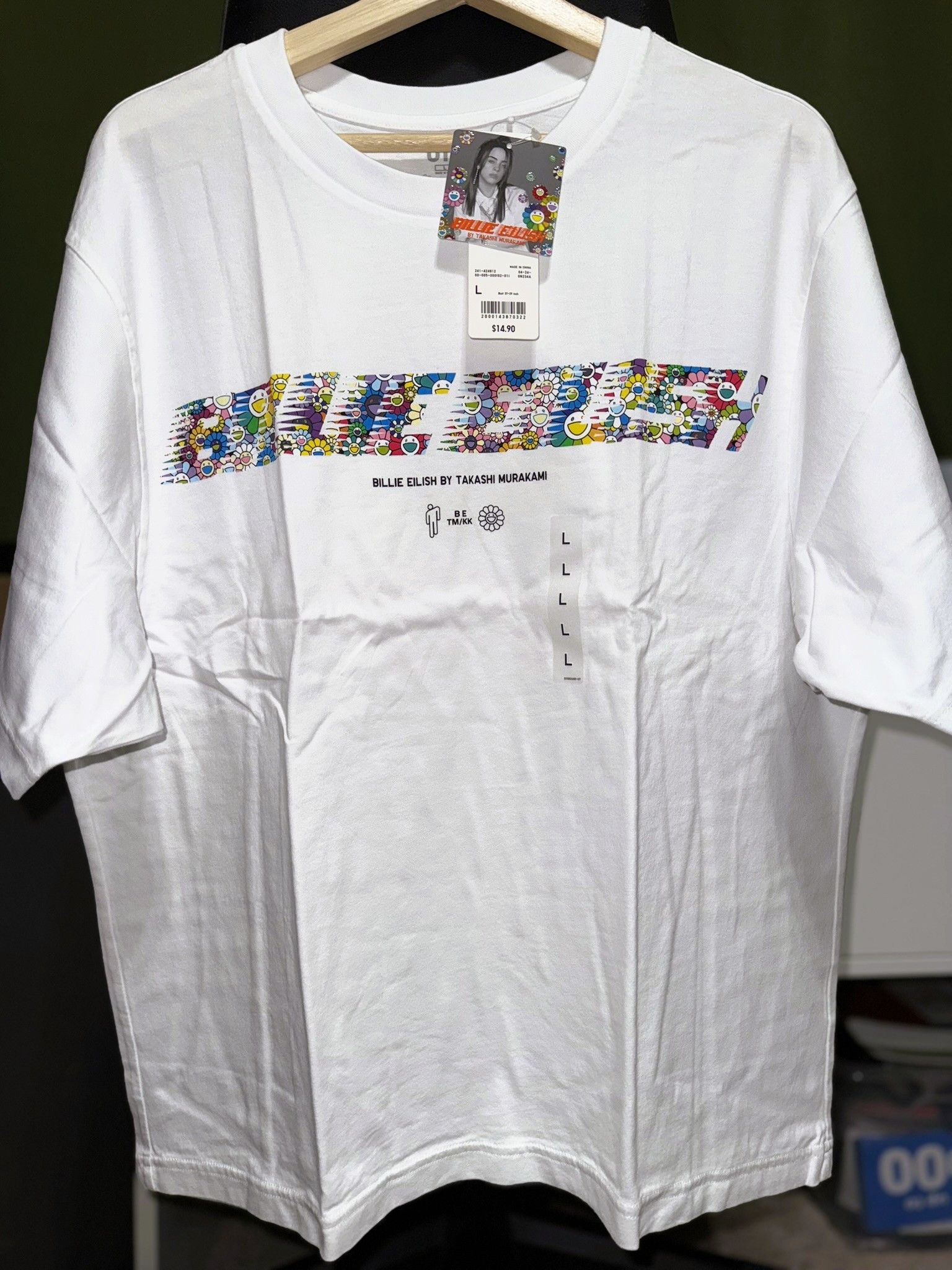 Billie Eilish × Takashi Murakami × Uniqlo Takashi Murakami x Billie Eilish FLOWERS Uniqlo Tee Size L / US 10 / IT 46 - 1 Thumbnail