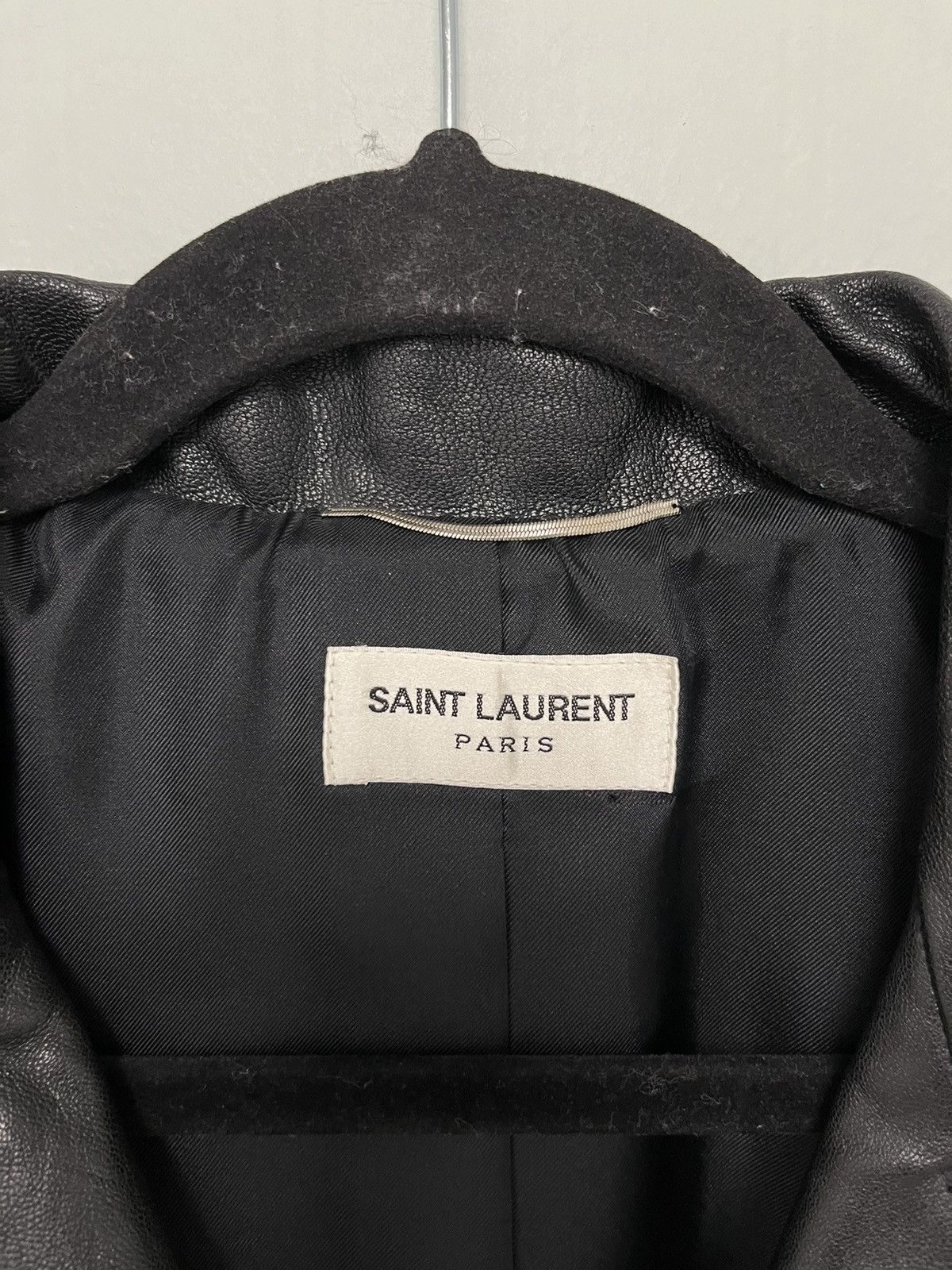 Saint Laurent Paris L12 Curtis Fringe Leather Jacket. Size euro 48 Size M / US 6-8 / IT 42-44 - 23 Thumbnail