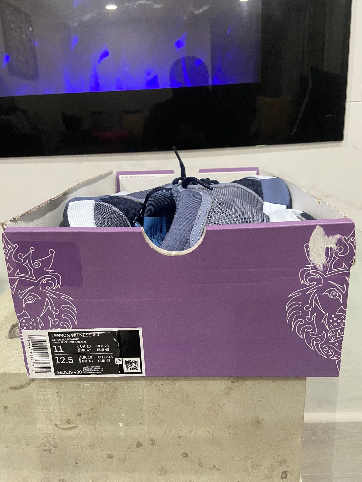Nike Nike LeBron Witness 8 Ashen Slate Men’s Size 11 - Like New Size US 11 / EU 44 - 12 Thumbnail