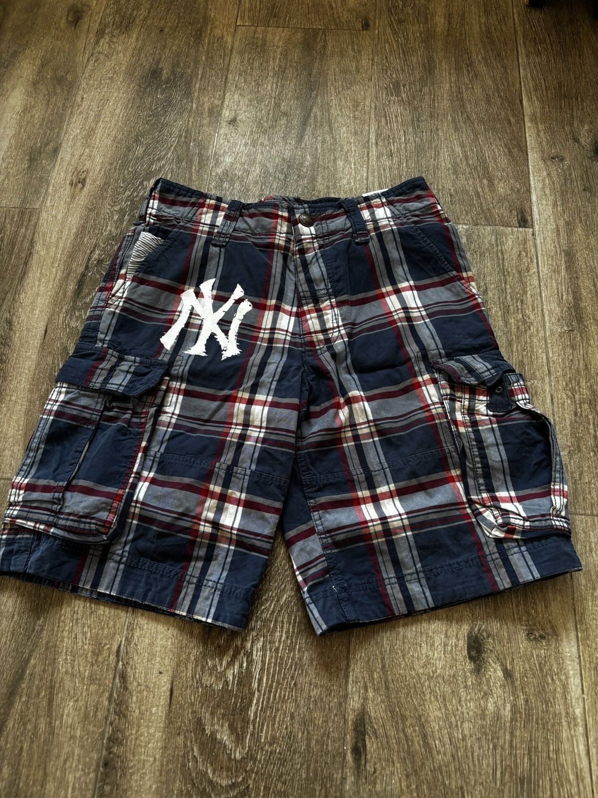 New York Yankees Y2k New York Yankees x Tommy Hilfiger Baggy Jeans Vintage Size US 32 / EU 48 - 5 Thumbnail
