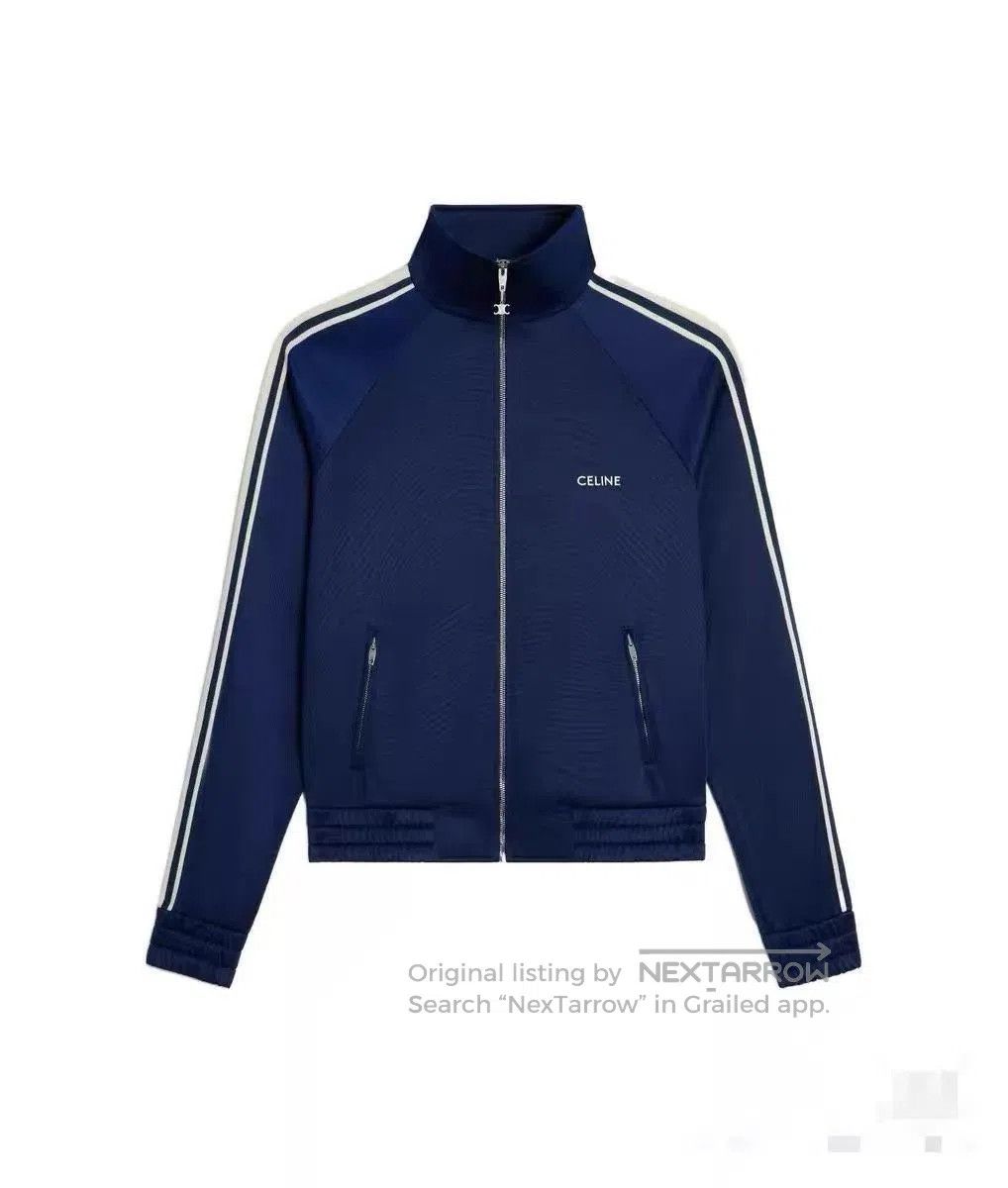 Celine Blue Striped Zip. Size US L / EU 52-54 / 3 - 6 Thumbnail