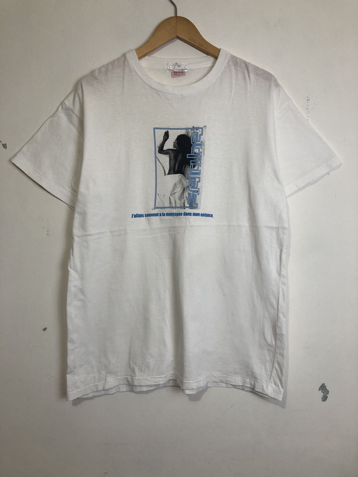 Vintage Vintage 90s Selabe T-Shirt Size US L / EU 52-54 / 3 - 1 Thumbnail