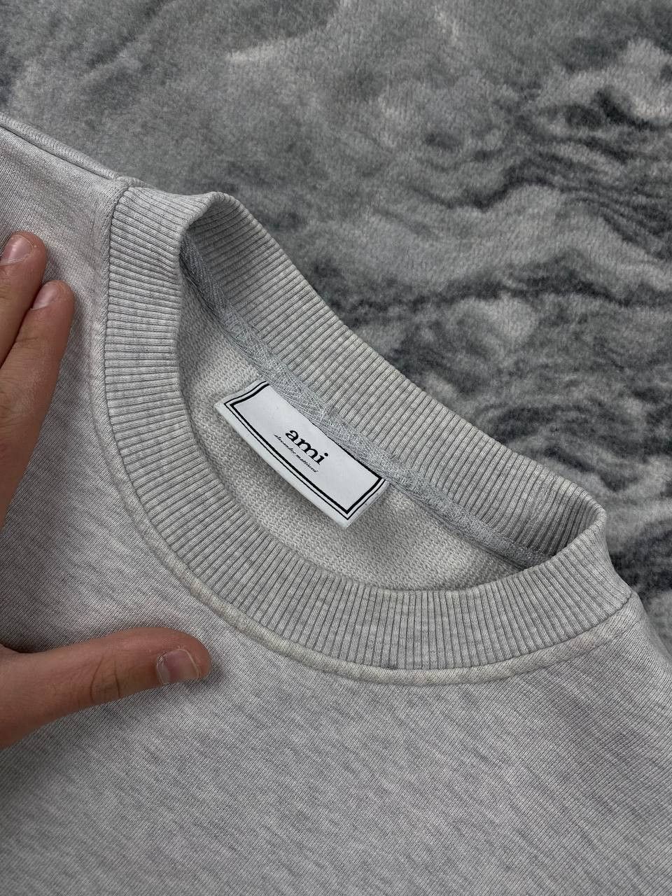 AMI AMI x Smiley Sweatshirt Men Size XL Gray Size US XL / EU 56 / 4 - 16 Thumbnail