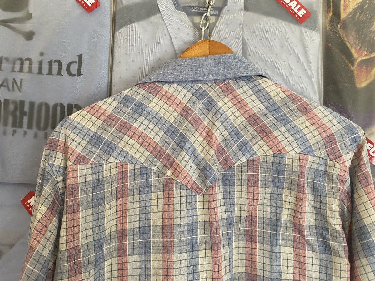 Vintage Vintage Wrangler Western Snap Button Colour Block Shirt Size US S / EU 44-46 / 1 - 7 Thumbnail