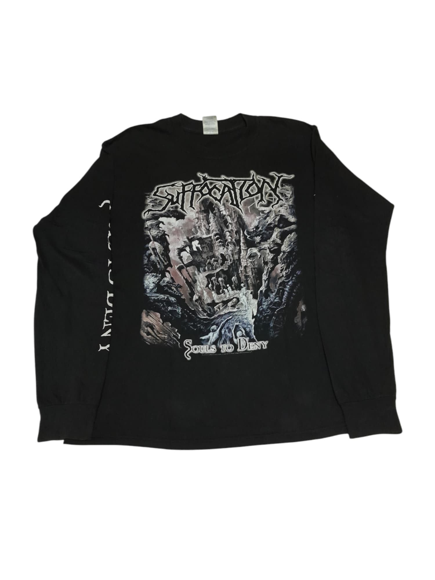 Band Tees Vintage Suffocation "Souls To Deny" Longsleeve Shirt Size US M / EU 48-50 / 2 - 1 Thumbnail