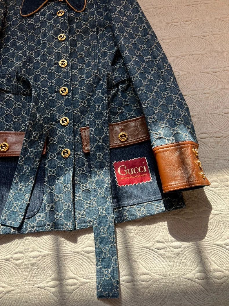 Gucci Gucci Full-print denim jacket size 36 2502-Nextarrow Size US XS / EU 42 / 0 - 4 Thumbnail