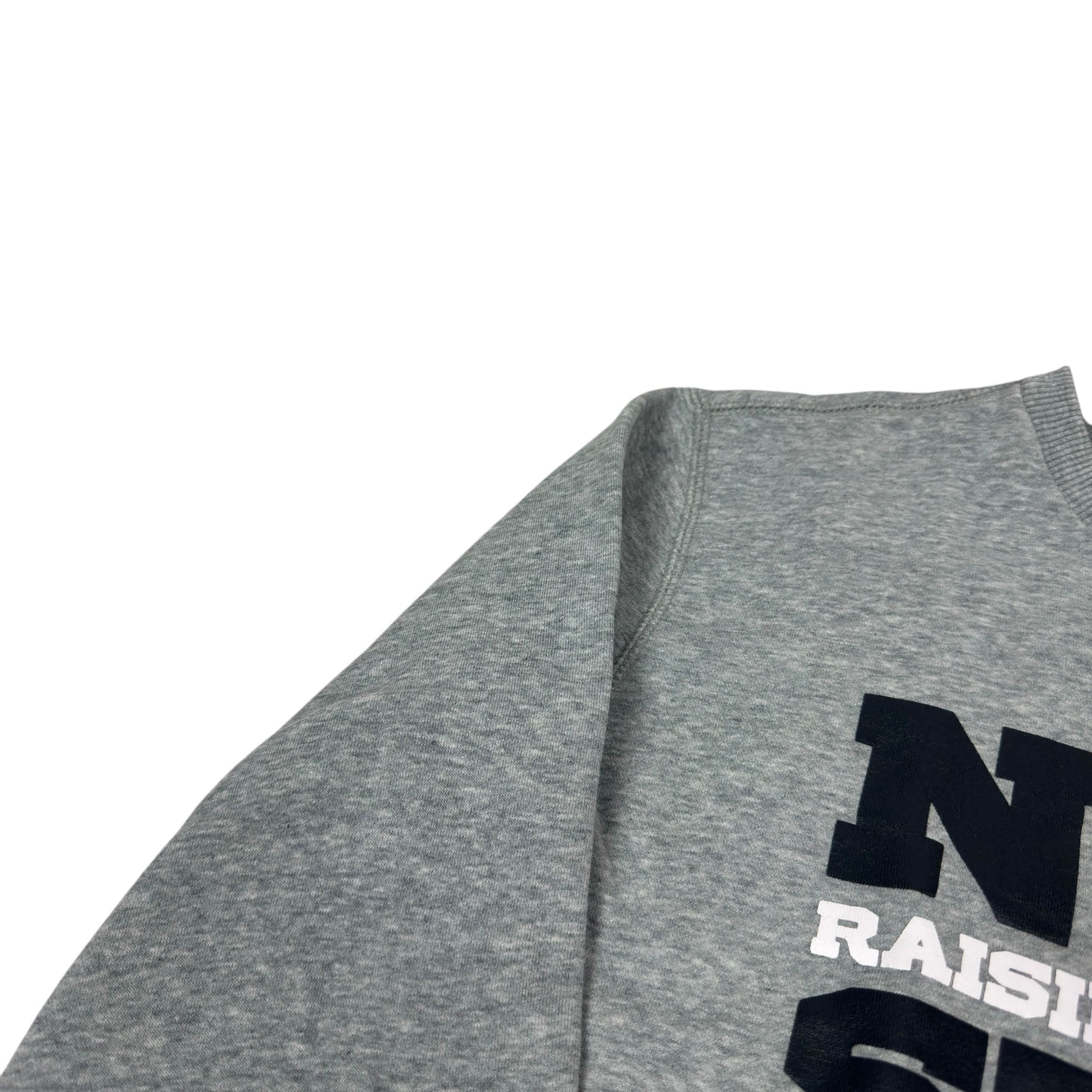 Nike × Vintage Nike Men's Heather Gray Raising The Game Fleece Sweatshirt M Size US M / EU 48-50 / 2 - 4 Thumbnail