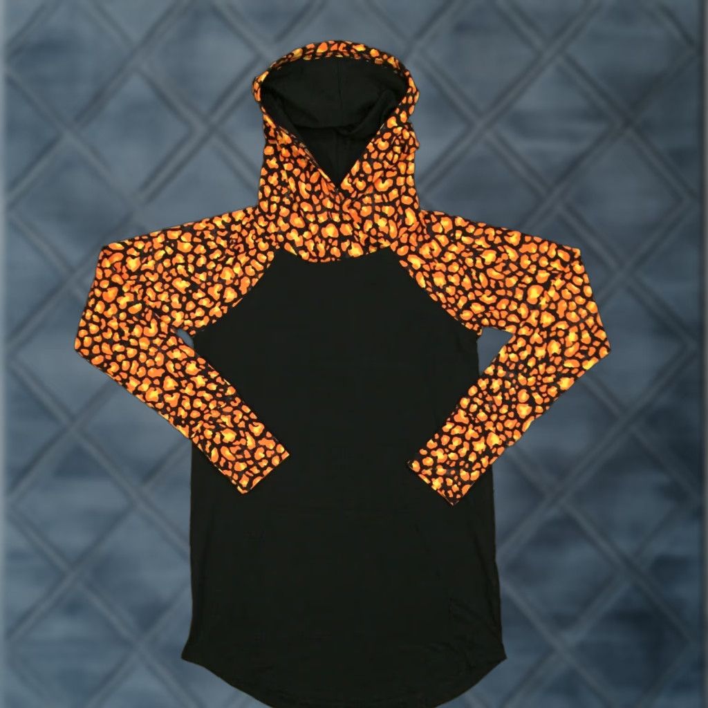 Vintage LuLaRoe Hoodie Womens XS Black Orange Animal Print New Size XS / US 0-2 / IT 36-38 - 1 Thumbnail
