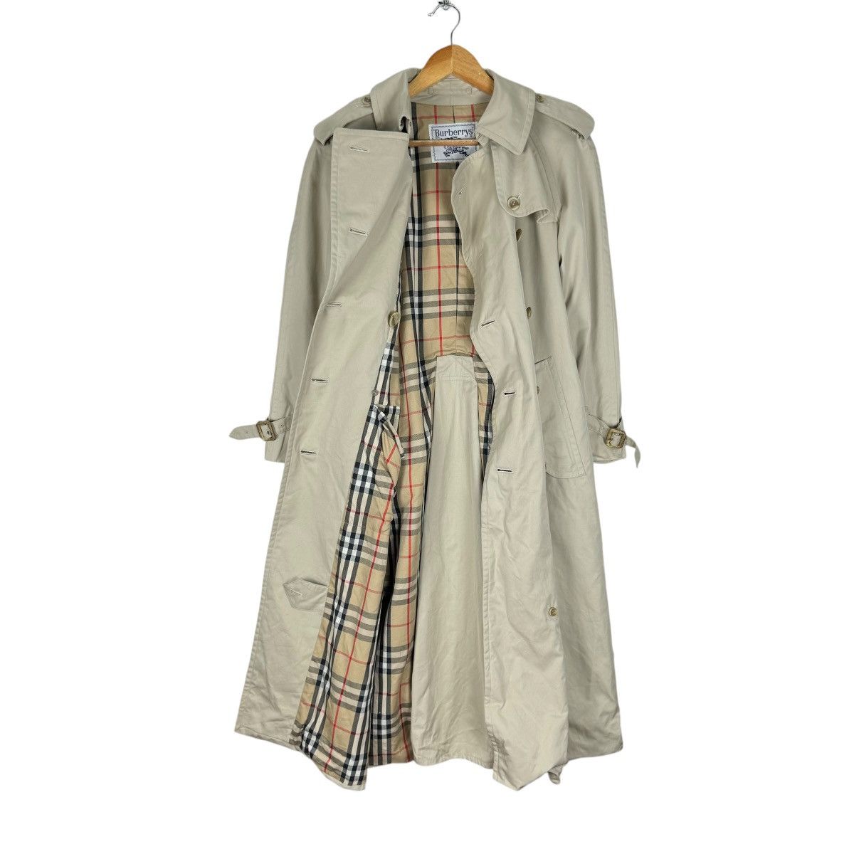 Burberry × Burberry Prorsum × Vintage ☀️BURBERRYS NOVA CHECK TRENCH COAT JACKET Size S / US 4 / IT 40 - 8 Thumbnail