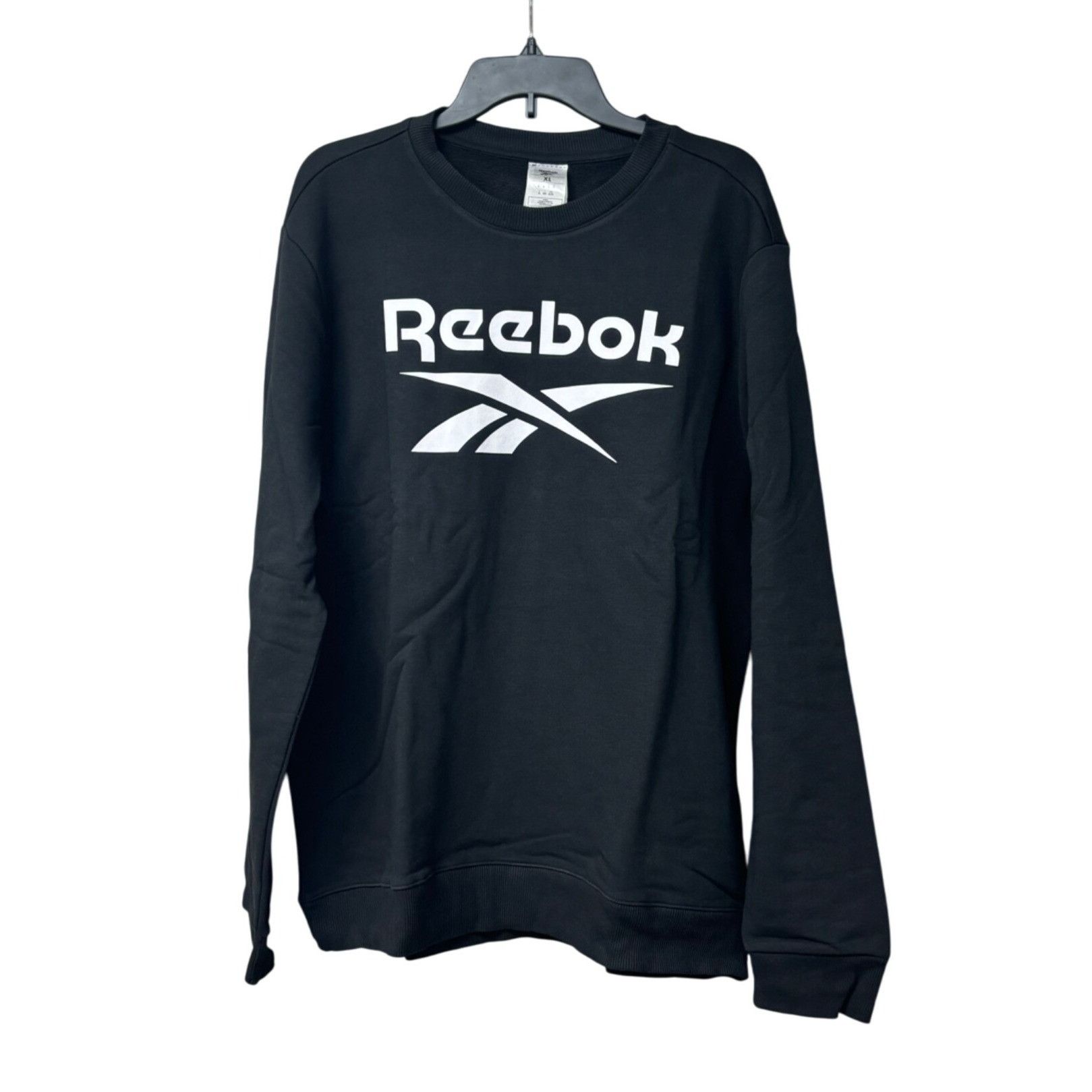 Reebok Reebok Men's Identity Big Logo Crew in Black, Sz. XL Size US XL / EU 56 / 4 - 3 Thumbnail