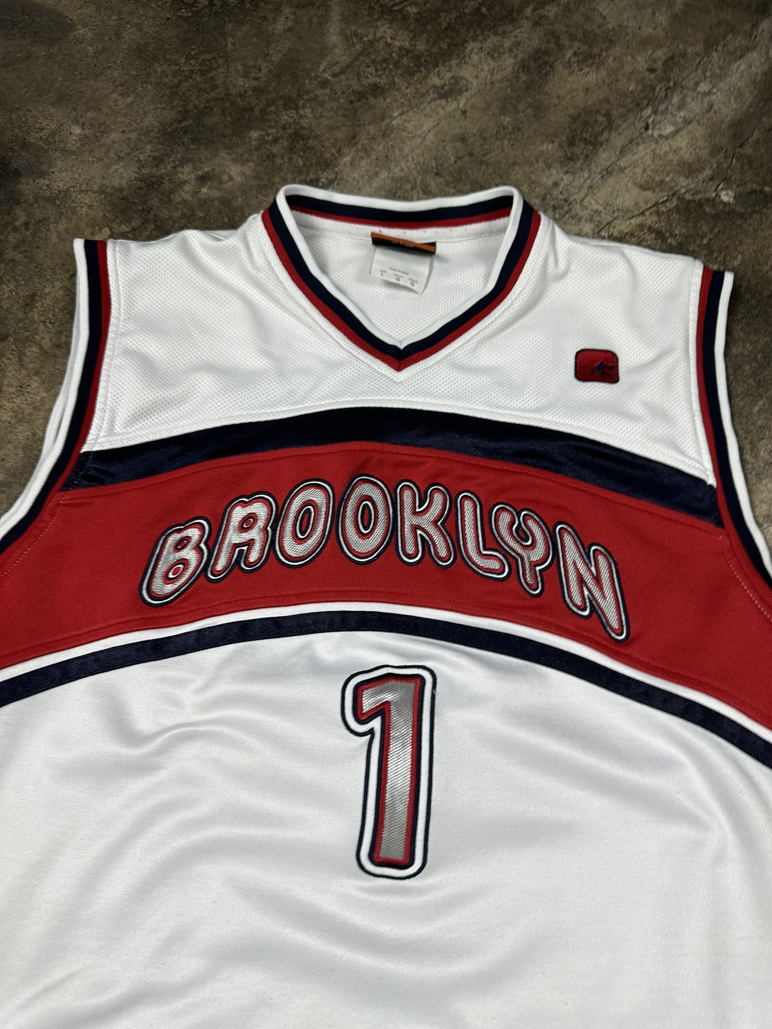 NBA And1 Mesh Brooklyn New York Basketball Hiphop Tank Top 2000s Size US L / EU 52-54 / 3 - 2 Thumbnail