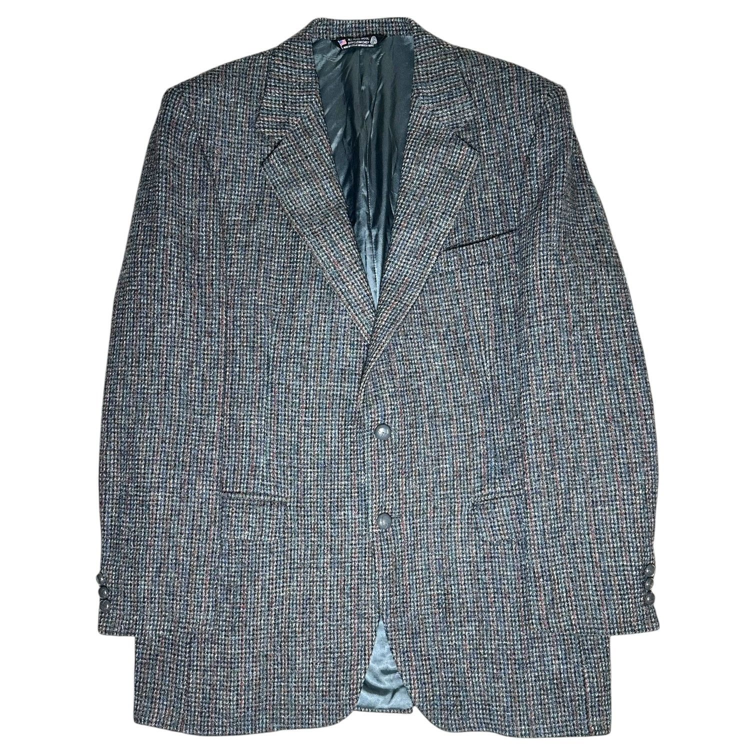 Harris Tweed John Alexander Harris Tweed Men's Wool Blazer 44R Sport Coat Size 44R - 2 Thumbnail