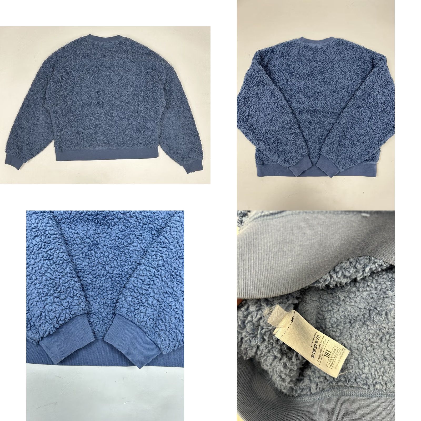 Gap Gap Fleece Pullover Crewneck Sweater Sweatshirt Women’s Medium Tall Style Blueish Gray Size M / US 6-8 / IT 42-44 - 8 Thumbnail