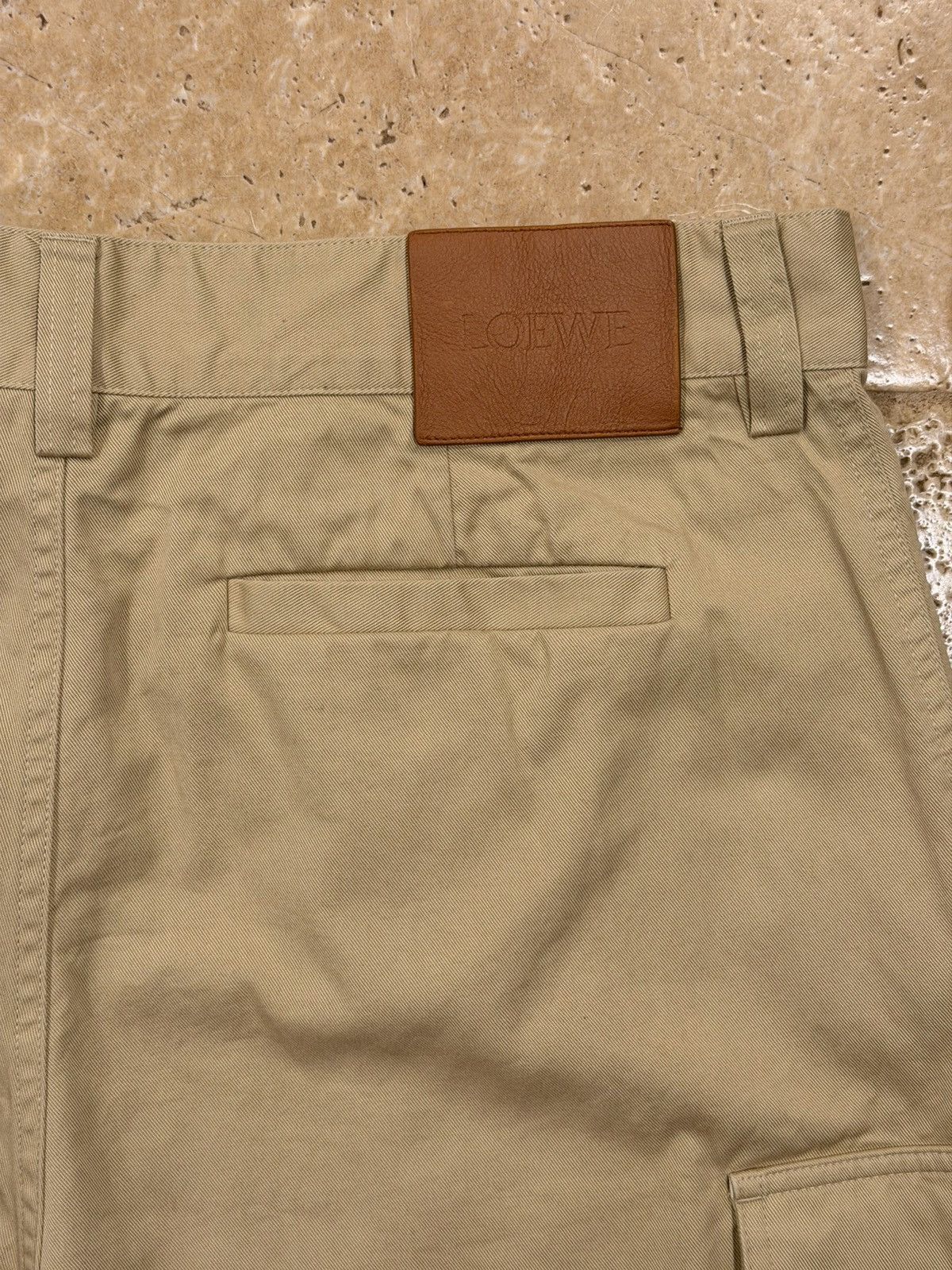 Loewe Loewe Khaki Cargo Tan Trouser Pants Size US 34 / EU 50 - 10 Thumbnail