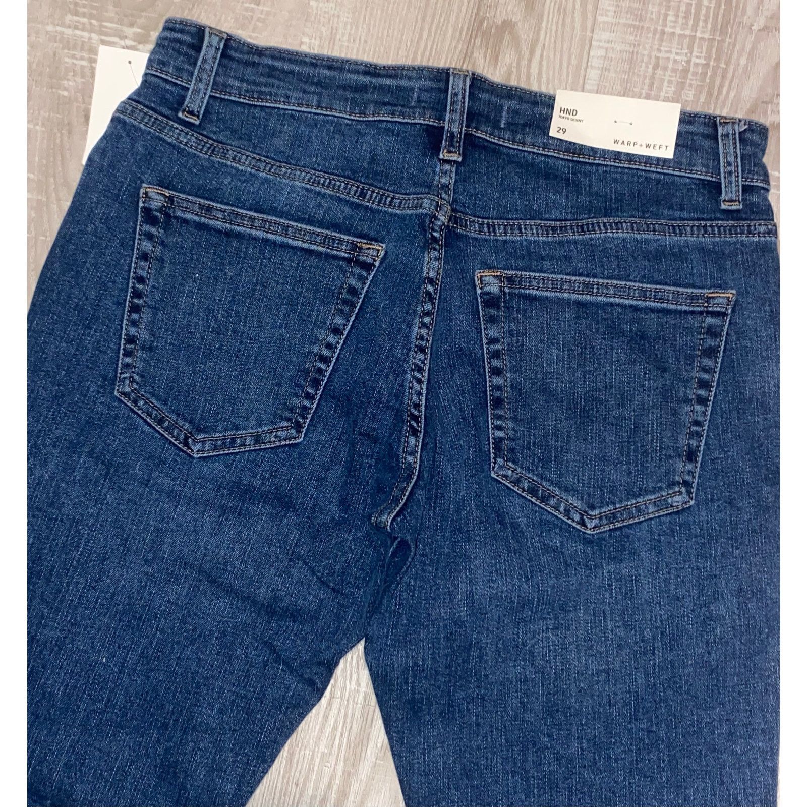 Warpweft Company NEW WARP + WEPT 29 x 32 Tokyo Skinny Jeans Men Size US 29 - 7 Thumbnail