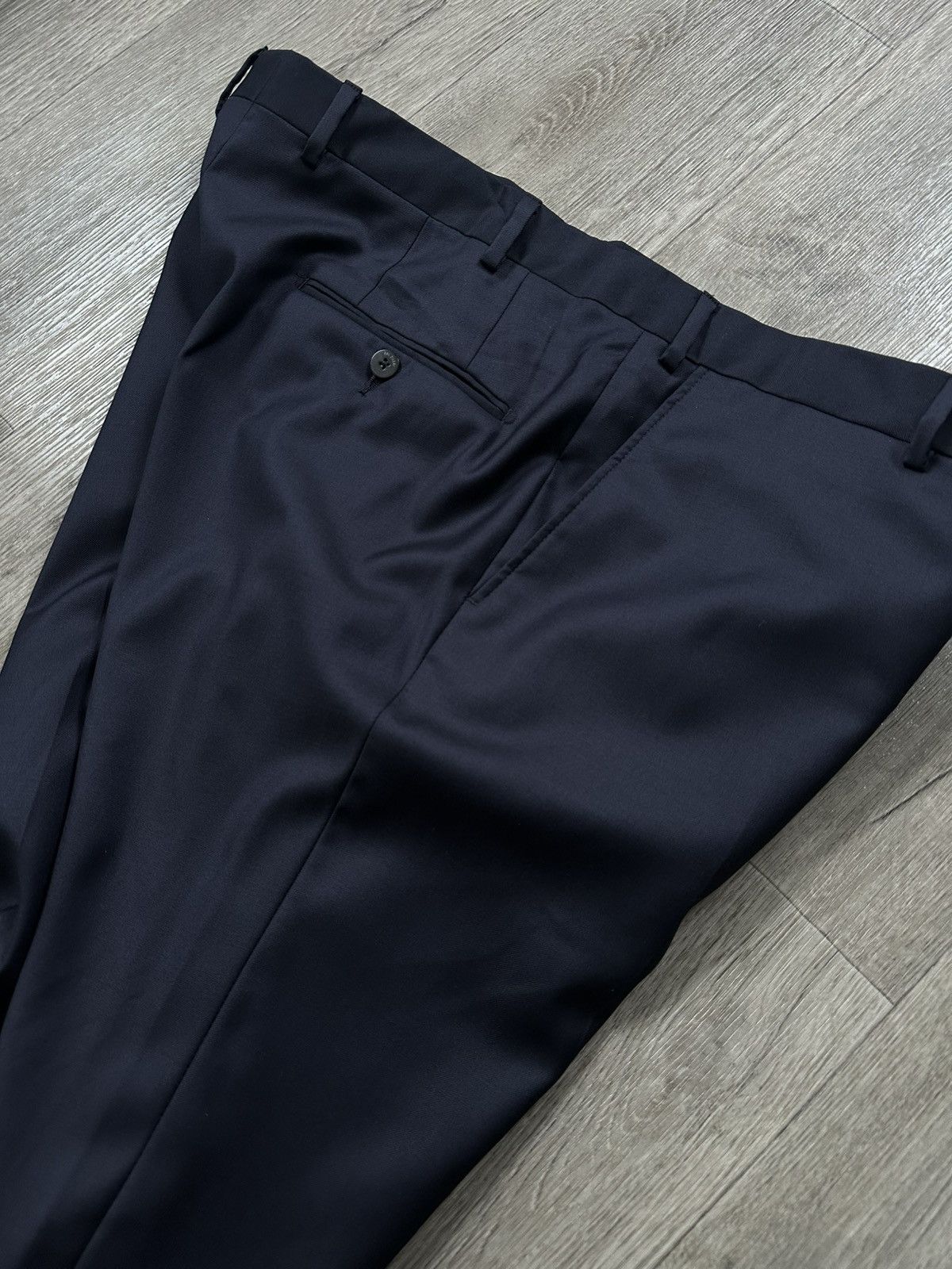 Pal Zileri 🫧 PAL ZILERI WOOL PANTS LUXURY MADE IN ITALY NEW Size US 34 / EU 50 - 9 Thumbnail