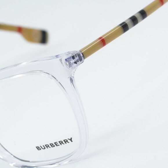 Burberry Burberry BE2390 3889 Eyeglasses Square 52mm Transparent Fram Size ONE SIZE - 2 Thumbnail