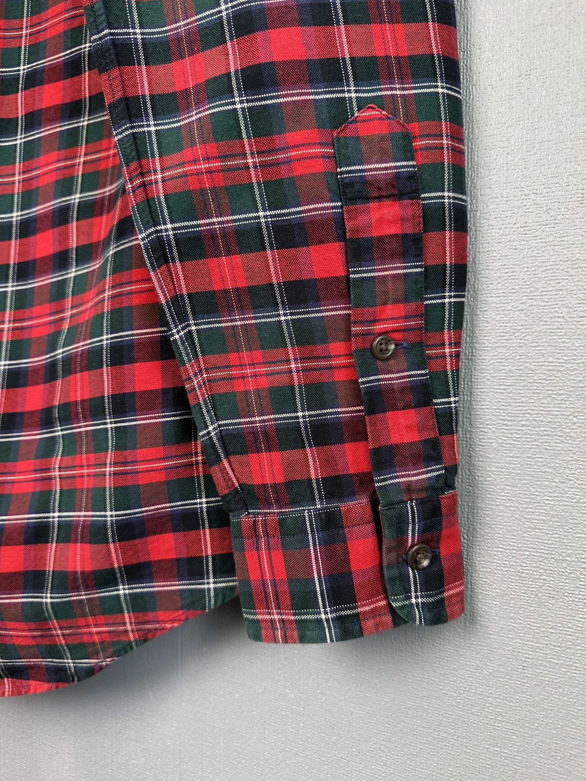 Polo Ralph Lauren POLO RALPH LAUREN Red Green Check Button Up Shirt Size US XS / EU 42 / 0 - 9 Thumbnail