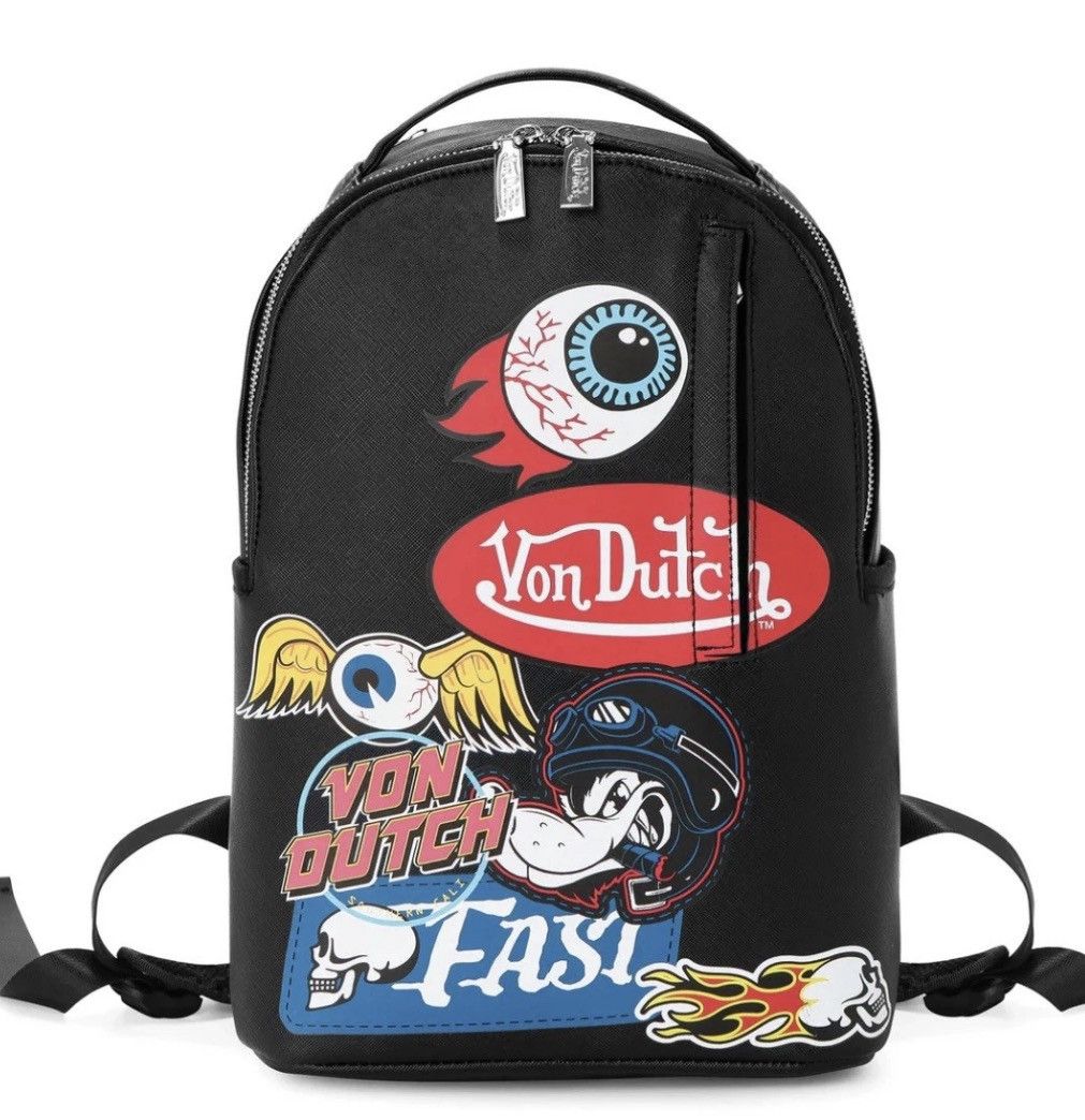 Von Dutch LARGE MULTI-FLYING EYE BACKPACK Size ONE SIZE - 1 Thumbnail