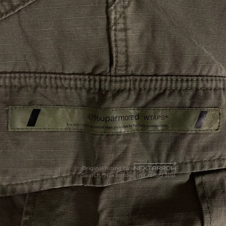 Wtaps Wtaps Wash and age distressed patchwork military pants Size US 39 - 5 Thumbnail