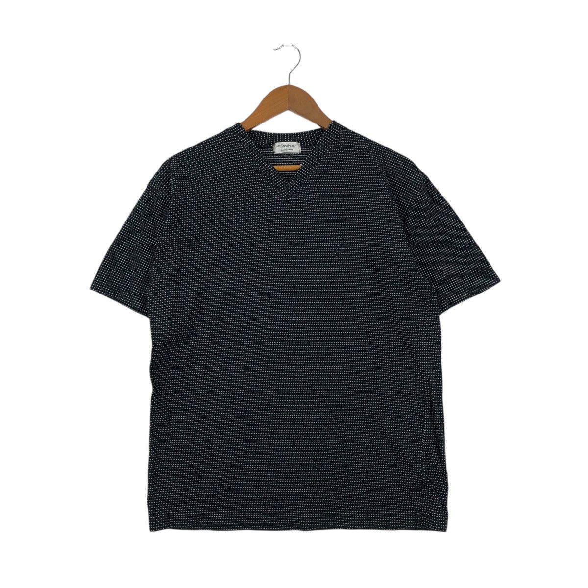 Yves Saint Laurent Vintage Designer YVES SAINT LAURENT Ysl Tricots Pour T-Shirt Size M / US 6-8 / IT 42-44 - 1 Thumbnail