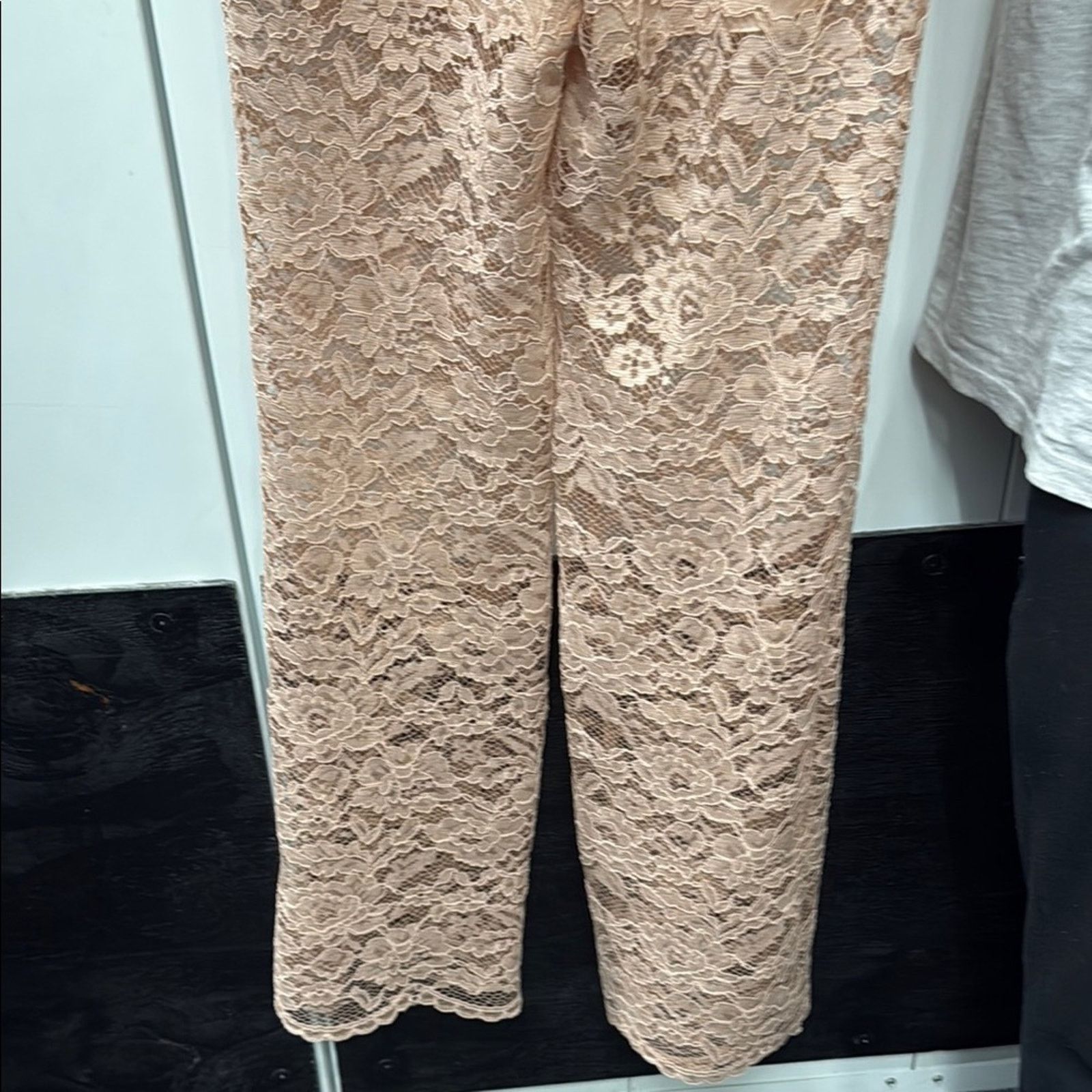 Blumarine NWT Blugirl Blush Lace Pants Size M Size 25" / US 0 / IT 36 - 9 Thumbnail