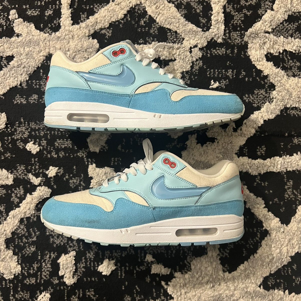 Nike Air Max 1 Puerto Rico Blue Gale FD6955 400 Mens Size 10