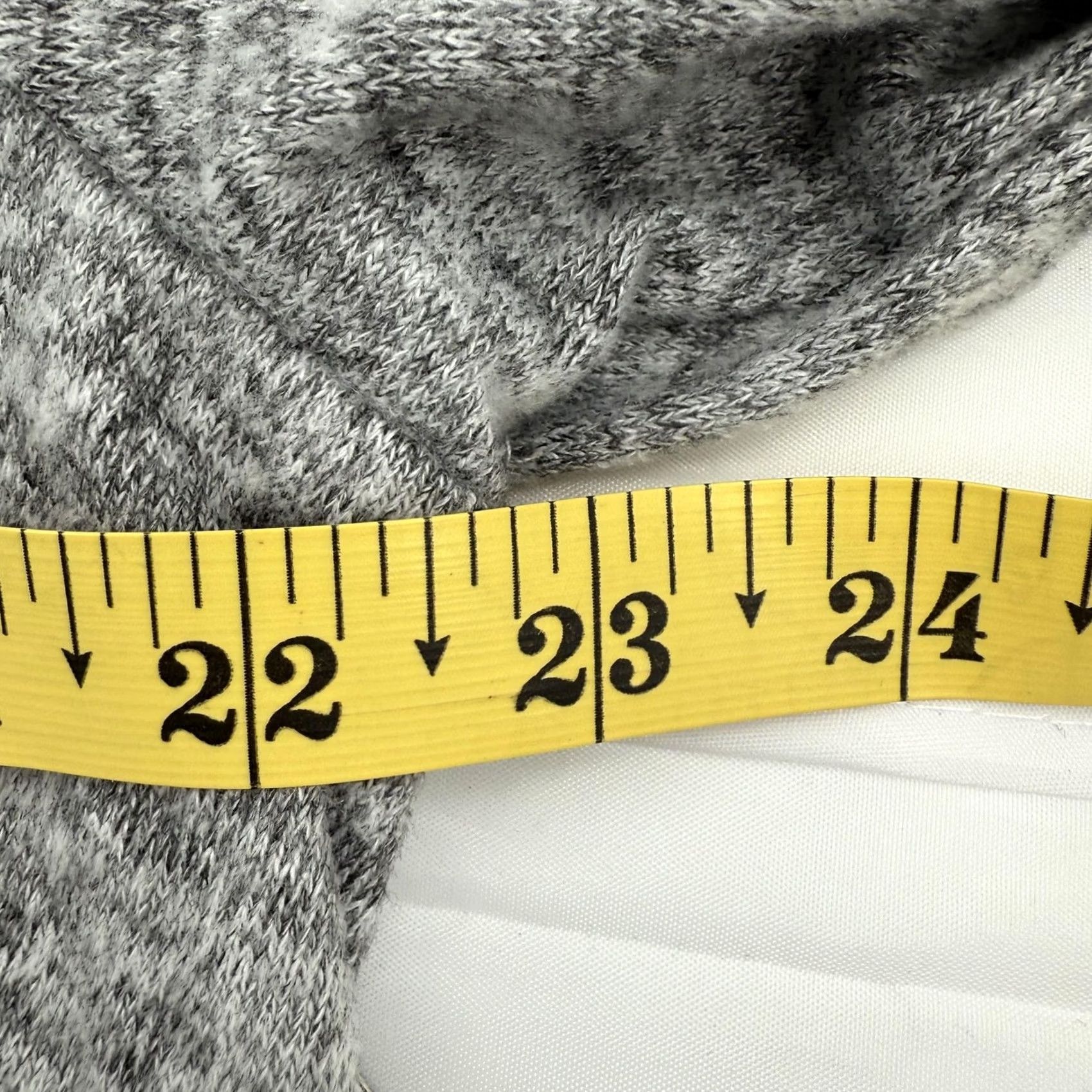 Vintage Tacera Sweater Tunic Dress 1X Gray Pearl Embellished 3/4 Sleeve Puff Sleeve Knit Crew Neck Pullover Womens Beaded All Seasons Fall Winter Vintage No Size XL / US 12-14 / IT 48-50 - 5 Thumbnail