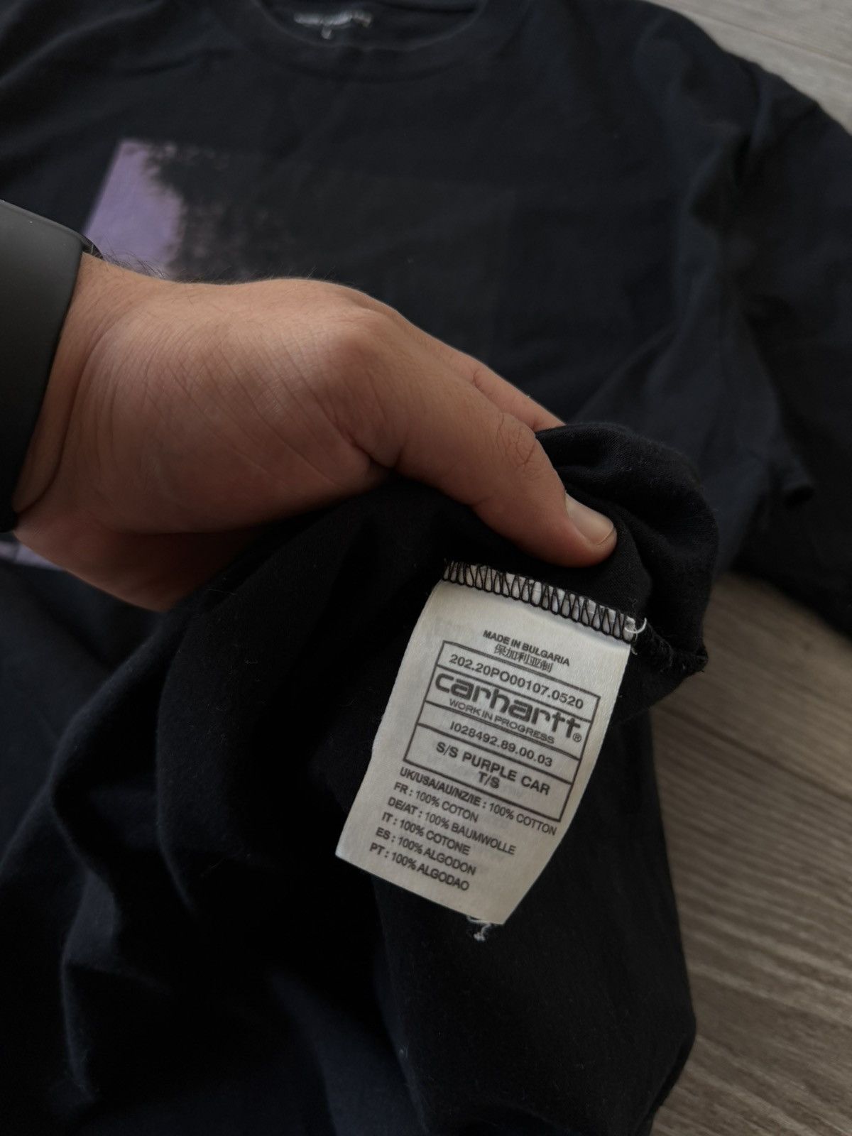 Carhartt Carhartt WIP S/S Purple Car Tee Size US L / EU 52-54 / 3 - 17 Thumbnail