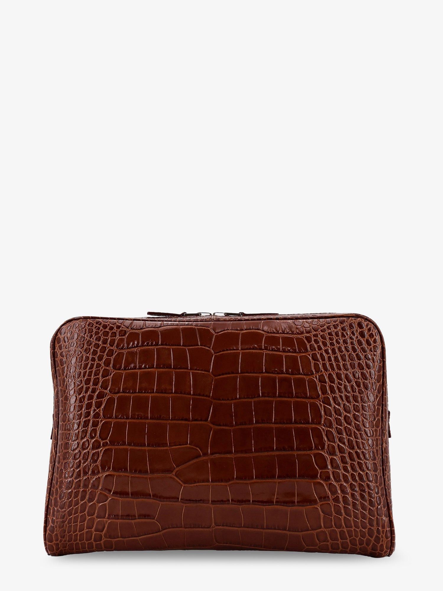Tom Ford Croco Print Leather Laptop Pouch Size ONE SIZE - 1 Thumbnail