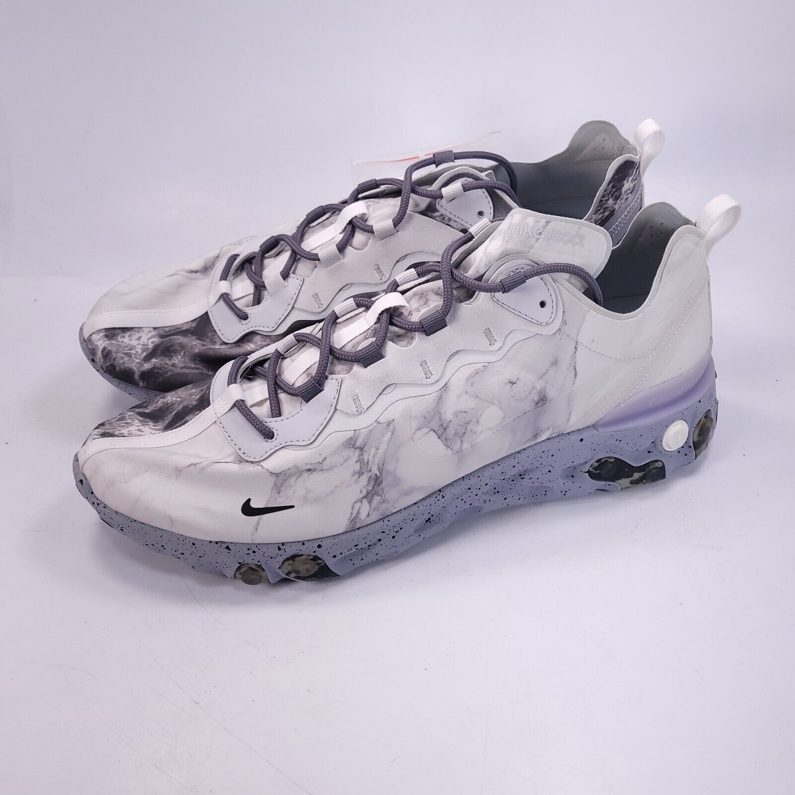 Nike React Element 55 Shoe Men Size 14 CJ3312-001 Gray Black