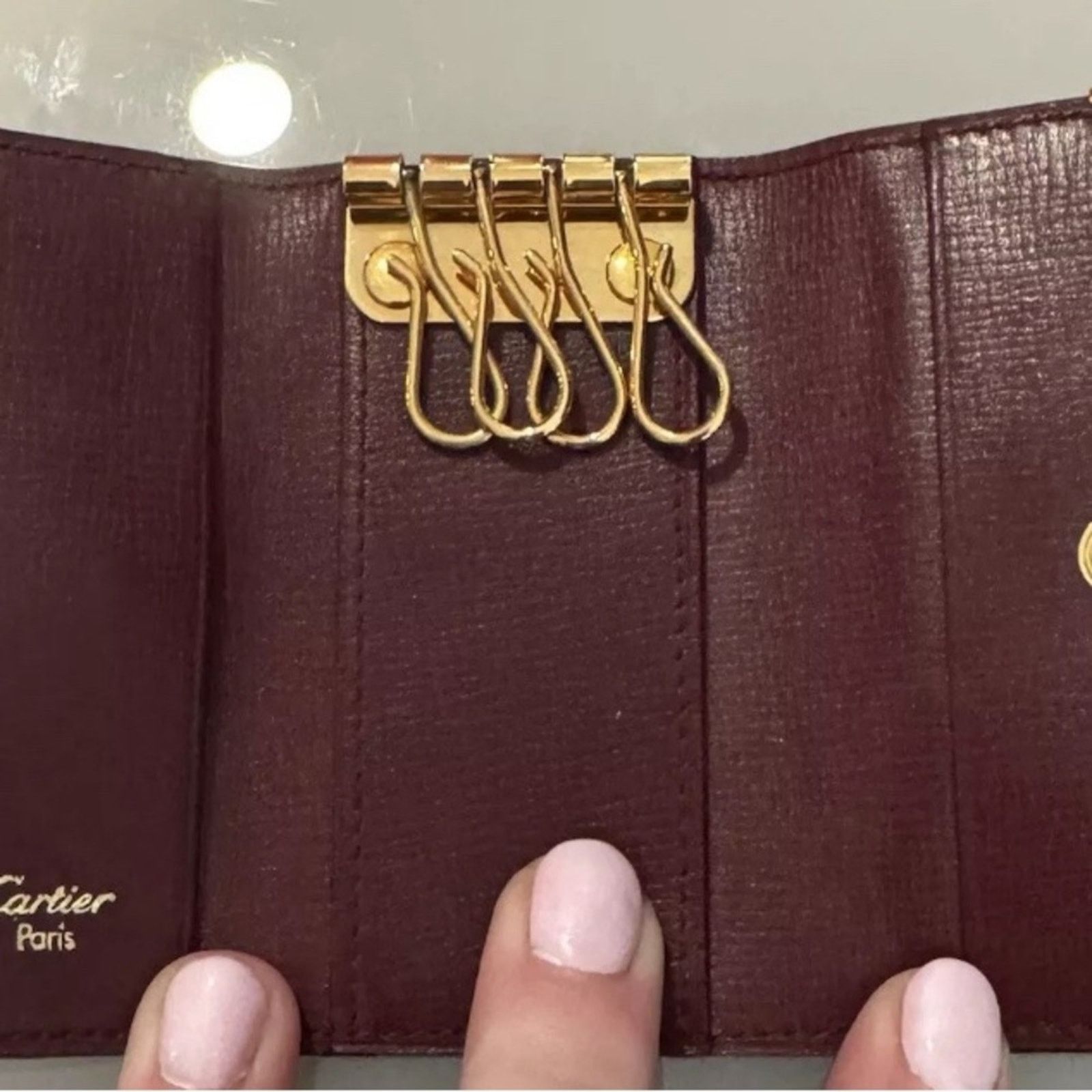 Cartier Cartier Must de Cartier Leather Clutch Bag, Wallet Keyholder Size ONE SIZE - 10 Thumbnail
